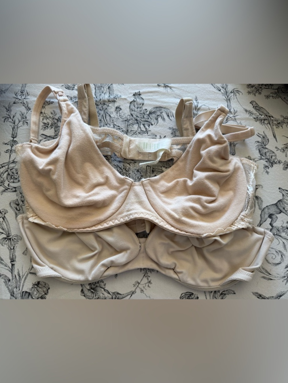 3 pc. Maternity bra set. 36C and Medium. Nude Underwire Bras and 1 casual